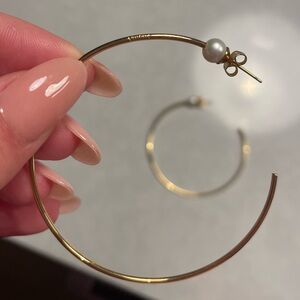 Gold Hoops by Vita Fede